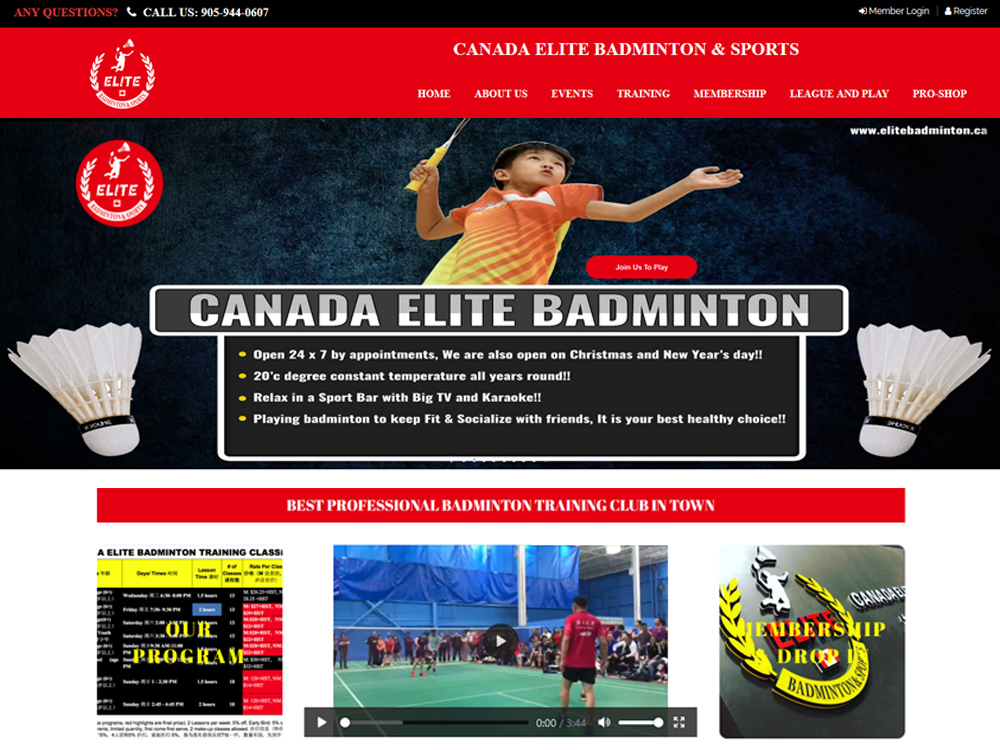 Canada Elite Badminton & Sports